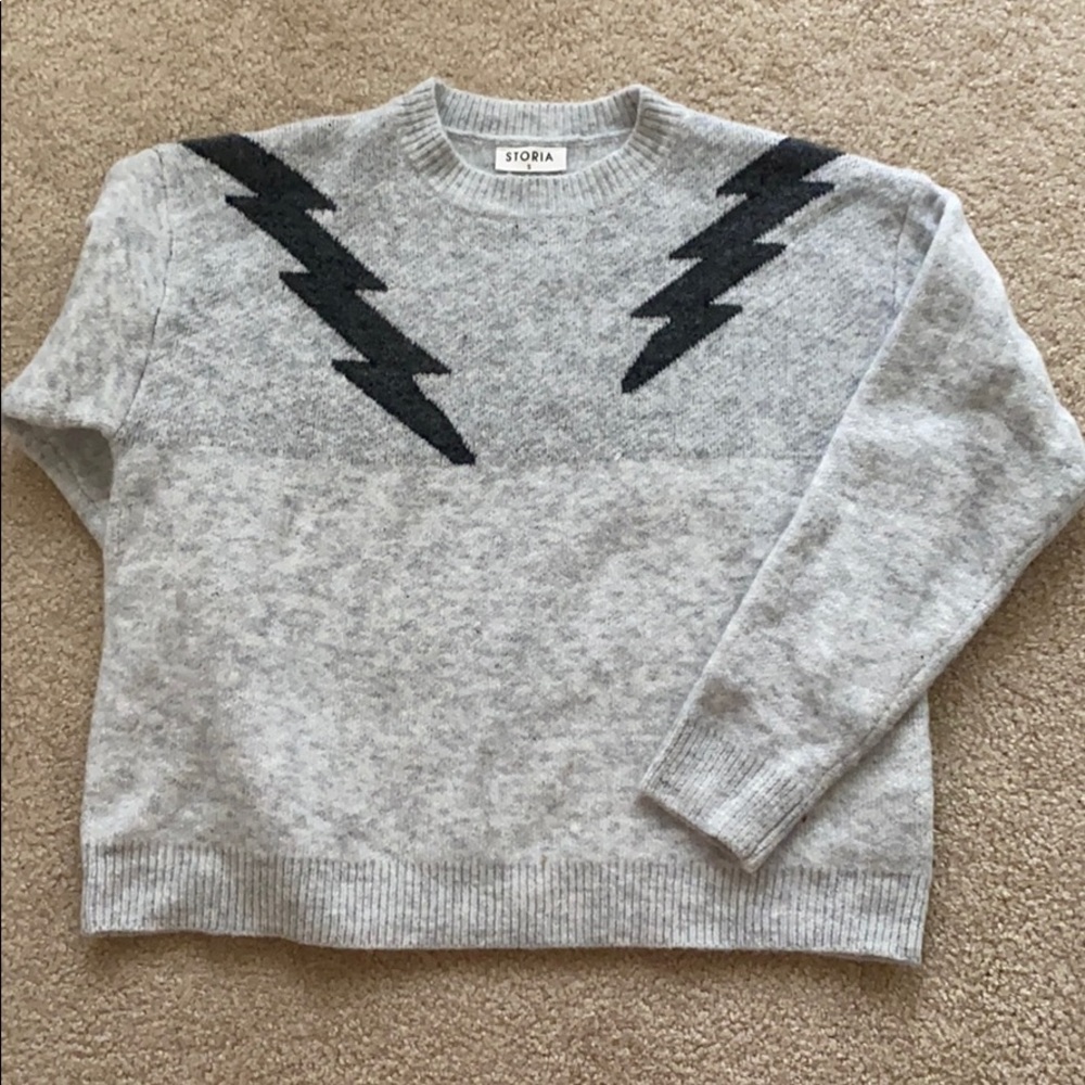 Lightning bolt sweater